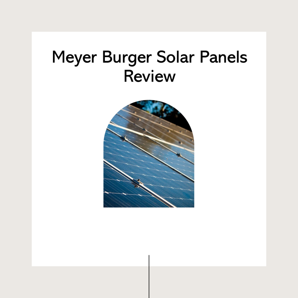 Meyer Burger Solar Panels Review
Meyer Burger Solar Panels Price
