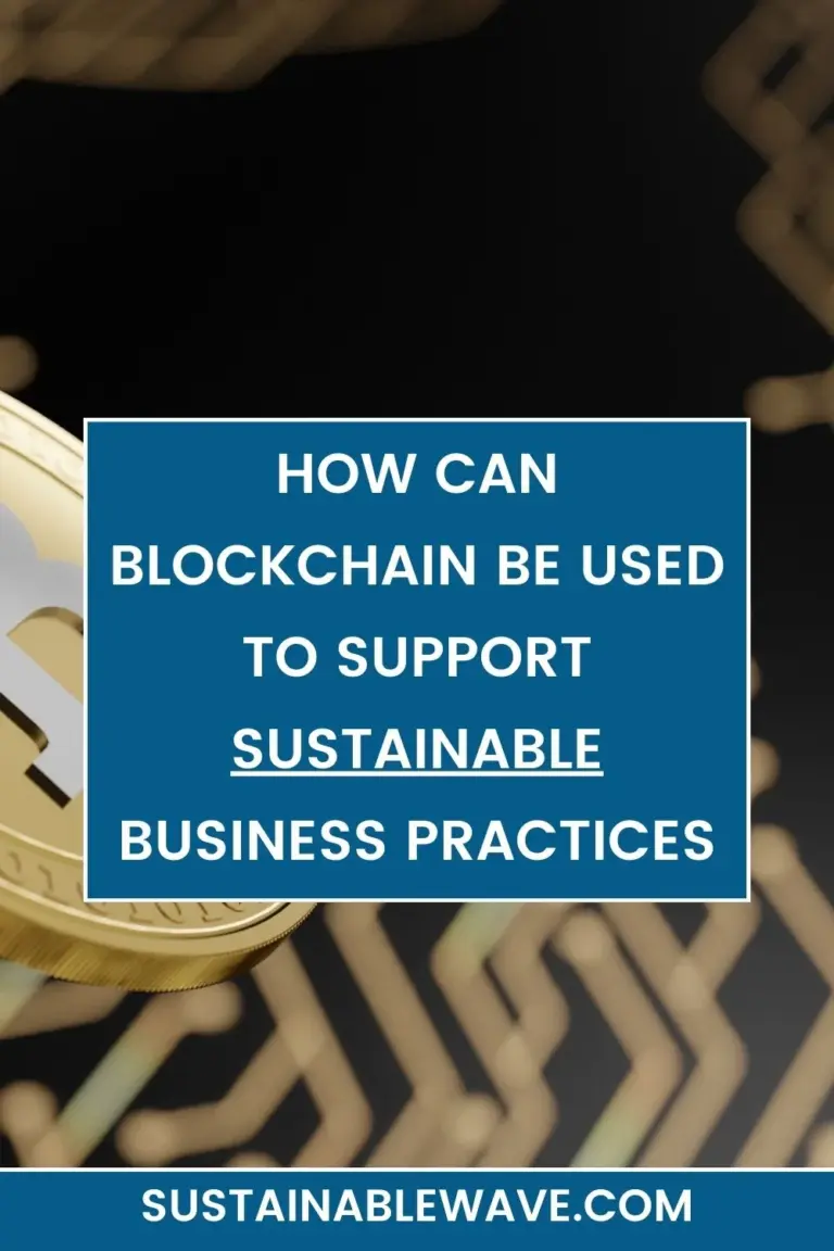 HOW CAN BLOCKCHAIN BE USED TO SUPPORT SUSTAINABLE BUSINESS PRACTICES