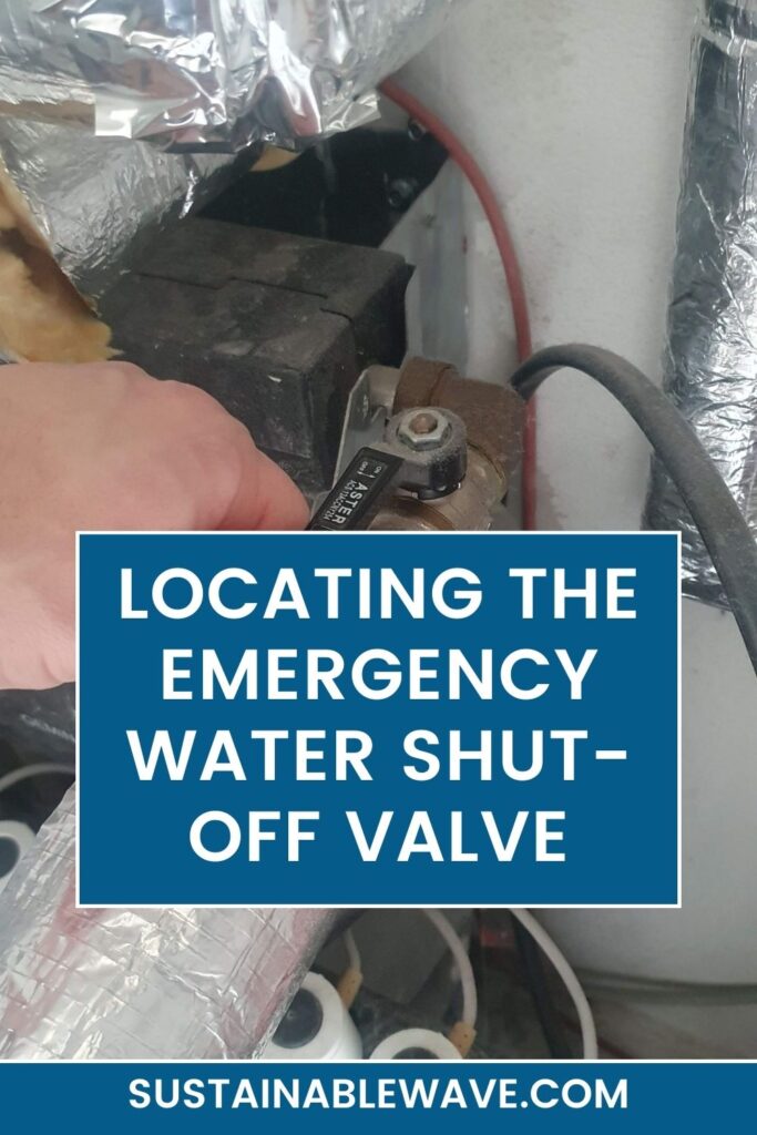 EMERGENCY WATER SHUT-OFF VALVE