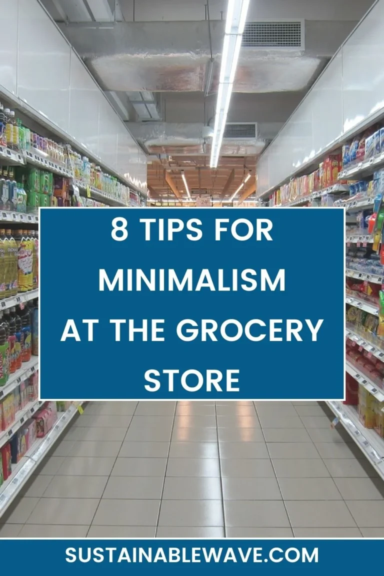 MINIMALISM AT THE GROCERY STORE